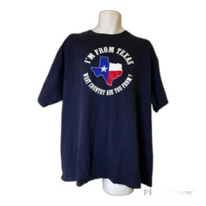 001-019 Delta XLarge I am from Texas shirt mens Tee‎ T-shirt